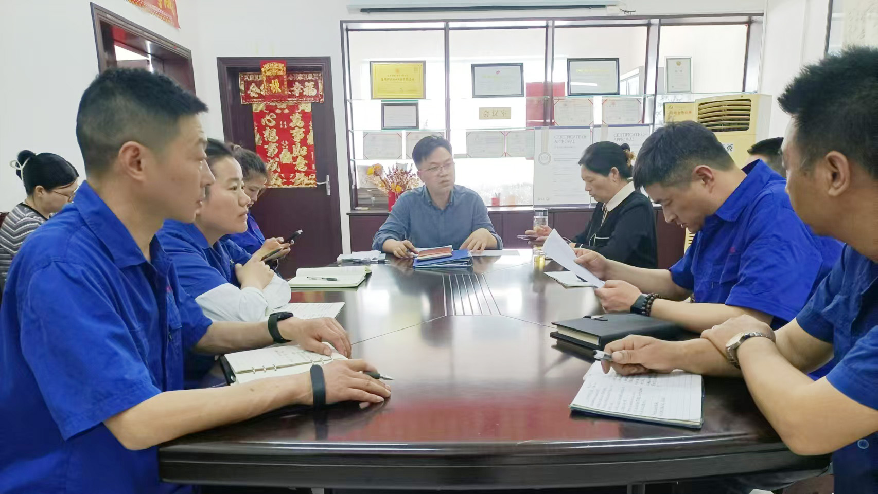 Công ty TNHH Công ty TNHH Công ty TNHH Công ty TNHH Bush Mingyue đã tổ chức cuộc họp làm việc hàng tháng thứ năm cho năm 2025